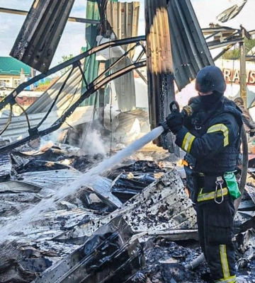 Атака на Дергачі: в МВА показали фото з місця прильотів