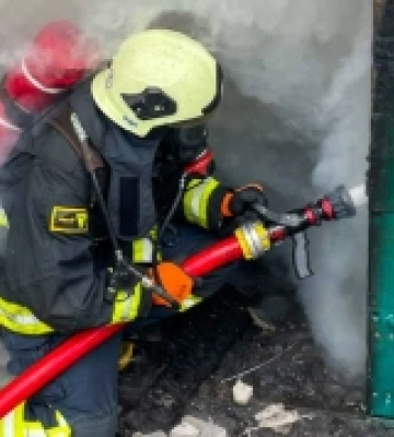 У Соснівці Шептицького району горів гараж