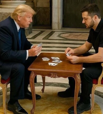 Трамп і Зеленський стали героями мемів після зустрічі у Ватикані