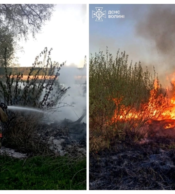 Горів бензовоз, суха трава та господарські споруди: волинські рятувальники приборкали сім пожеж