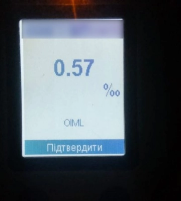 У Сумах патрульні серед ночі зупинили п'яного водія без прав