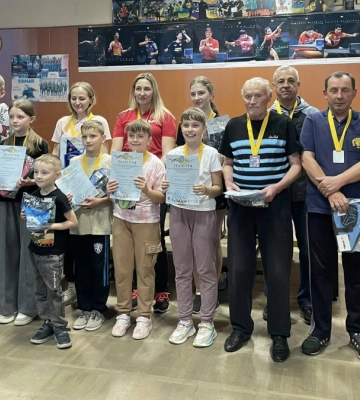 У Франківську визначили переможців Кубка міської громади з настільного тенісу