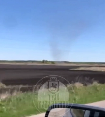 На Волині помітили торнадо: вражаюче відео