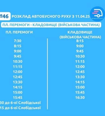 До середини травня курсуватимуть два автобусні маршрути до кладовища