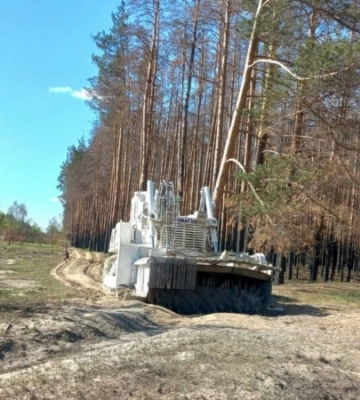 ДСНС: на Харківщині під машиною для розмінування розірвалася вибухівка