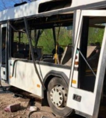 Росіяни називають «українською провокацією» удар по автобусу з людьми в Марганці - ЦПД