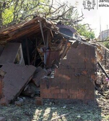 Ворог минулої доби обстріляв 10 населених пунктів Запорізької області: пошкоджені житлові будинки та об’єкти інфраструктури