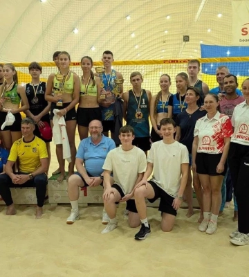 Полтавські спортсмени здобули "бронзу" на чемпіонаті України з пляжного волейболу