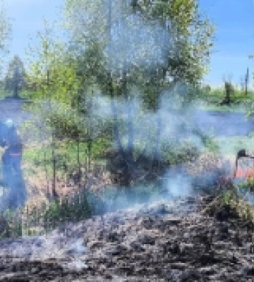 На Волині за добу загасили 10 пожеж, з них 7 — в екосистемах