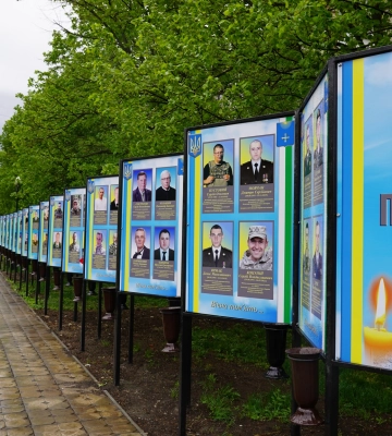 У центрі Охтирки створили алею пам&#039;яті