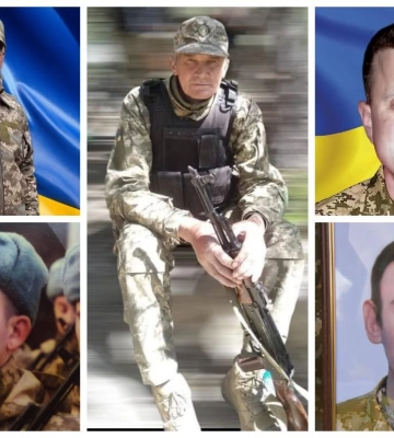 На щиті: На Рівненщині попрощалися з полеглими п'ятьма військовослужбовцями
