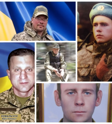 На щиті: На Рівненщині попрощалися з полеглими п'ятьма військовослужбовцями