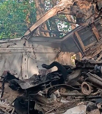 На Харківщині 22 квітня на міні підірвалося авто: водій загинув