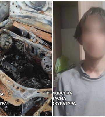 В Харькове поймали подростка, который сжег дотла сразу три авто — прокуратура