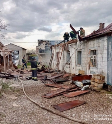 Росіяни завдали близько 25 ударів по прифронтовому Гуляйполю у Запорізькій області