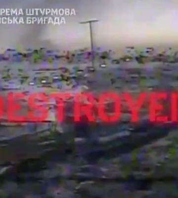 Бійці 5 ОШБр знищили броньований тягач противника, а також МТЛБ на Краматорському напрямку. ВIДЕО