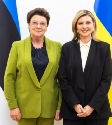 Зеленська та Каріс відвідали Житомирщину, до відбудови якої Естонія долучилася у 2022 році