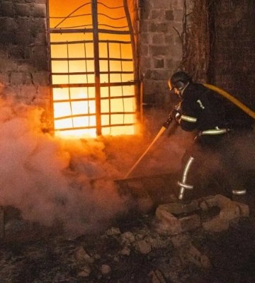 Вибухи у Харкові: у Київському районі спалахнула пожежа