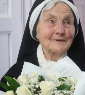 Померла найстаріша жителька Мукачівської громади – монахиня Ольга Ладжун. Їй було 106 років