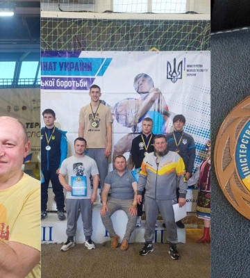 Бронза для Прикарпаття: Ілля Лукʼянчук – призер чемпіонату України з греко-римської боротьби