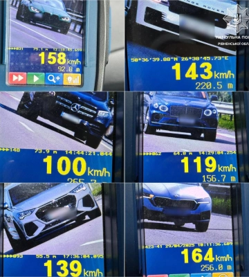 На Рівненщині патрульні у квітні оштрафували 2600 прихильників швидкісної їзди