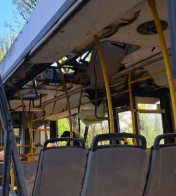 В Марганце возросло количество пострадавших из-за попадания дрона в автобус