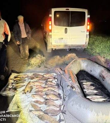 На Первомайщині викрили двох браконьєрів, які завдали збитків на понад 100 тисяч гривень. Фото