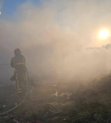 У Житомирі сталася пожежа на полігоні побутових відходів - школи перевели на дистанційне навчання