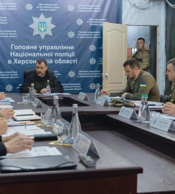 Херсонщину відвідав Міністр внутрішніх справ Клименко