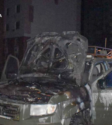У Харкові 34-річний чоловік спалив військове авто — прокуратура