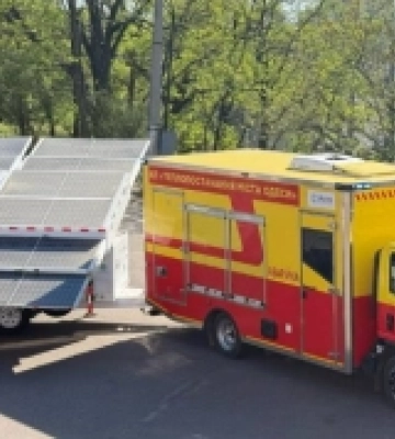 КП «Теплопостачання міста Одеси» отримало мобільний енергетичний комплекс для аварійного живлення