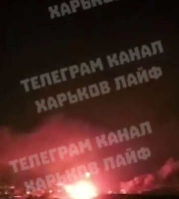 У Харкові зафіксовано падіння БпЛА: троє постраждалих, палають авто