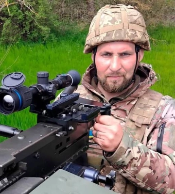 Ввечері 22 квітня воїн мобільної вогневої групи знищив два ворожі «шахеди» над Одещиною