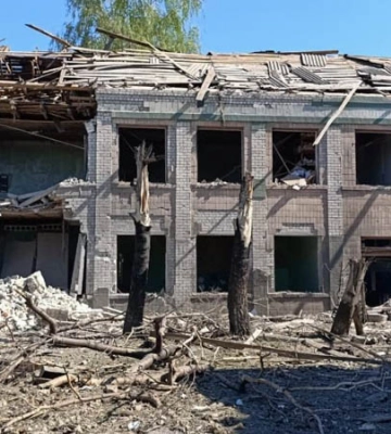 Росіяни скинули авіабомбу на пожежну частину у Куп&#039;янську на Харківщині