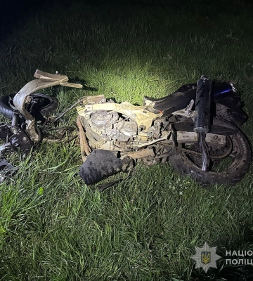 На Волині внаслідок ДТП за участю мотоцикла один підліток загинув, інший у лікарні