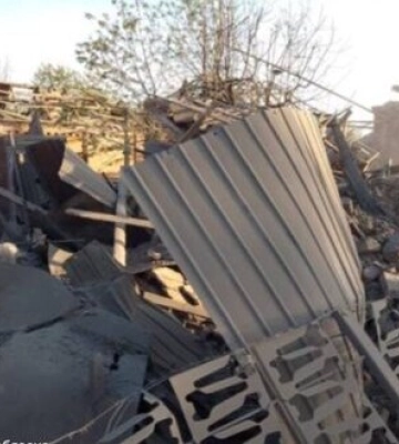Рашисти вдарили по Оріхову 8 КАБами: 2 людини поранені, зруйновано будинки. ФОТО