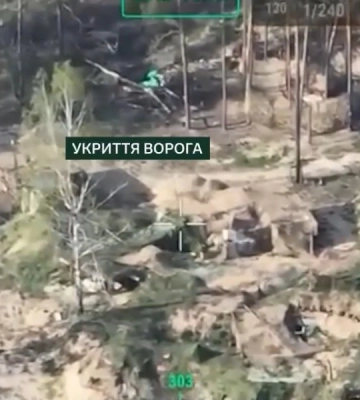 Сили оборони знищили два укриття разом із живою силою ворога на Сумському напрямку. ВIДЕО