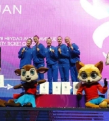 Миколаївська спортсменка Валерія Перемета – призерка Європейського Кубка з художньої гімнастики