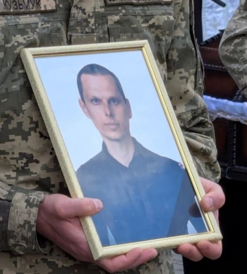 На Волині попрощалися з 35-річним поліцейським Дмитром Сергієнком, який загинув на Донеччині