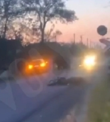 На Волині п'яний мотоцикліст не роз'їхався з Audi (відео)