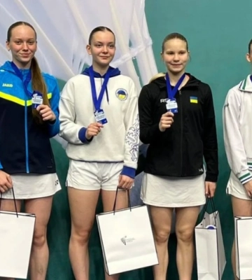 Миколаївська спортсменка здобула дві нагороди чемпіонату України з бадмінтону U-17