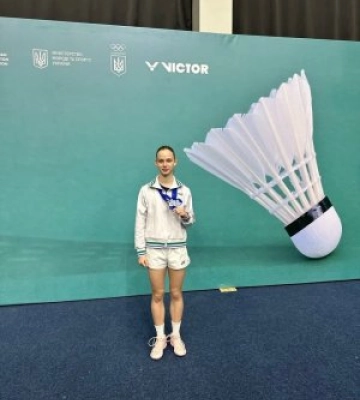 Миколаївська спортсменка здобула дві нагороди чемпіонату України з бадмінтону U-17