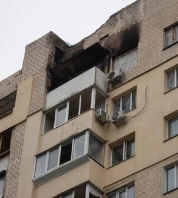 В Оболонському районі Києва внаслідок атаки РФ 4 травня пошкоджені 18 будівель, - Кличко. ФОТОрепортаж