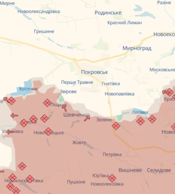 Россия теряет огромное количество техники и солдат на Покровском направлении – ВСУ