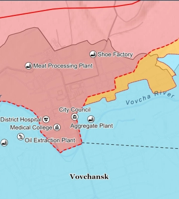 ISW: российские войска недавно продвинулись на Харьковском направлении