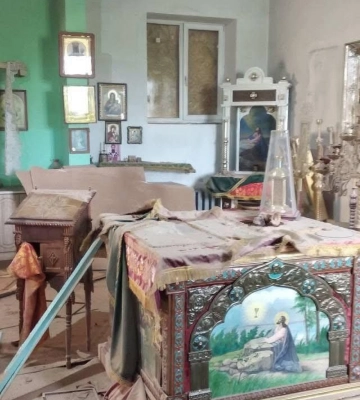 В Доброполье ударом «Шахедов» повреждён храм В Доброполье ударом «Шахедов» повреждён храм