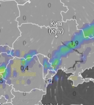 Очікується перепочинок від дощу?