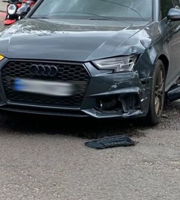 У Львові мотоцикліст потрапив до лікарні після зіткнення з "Audi"