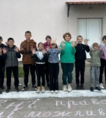 «Зруш скелю»: у селі на Волині провели творчу акцію на підтримку людей з інвалідністю