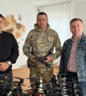 Костопіль передав 15 дронів військовим